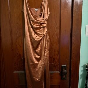 Copper Wedding Guest/Prom Dress